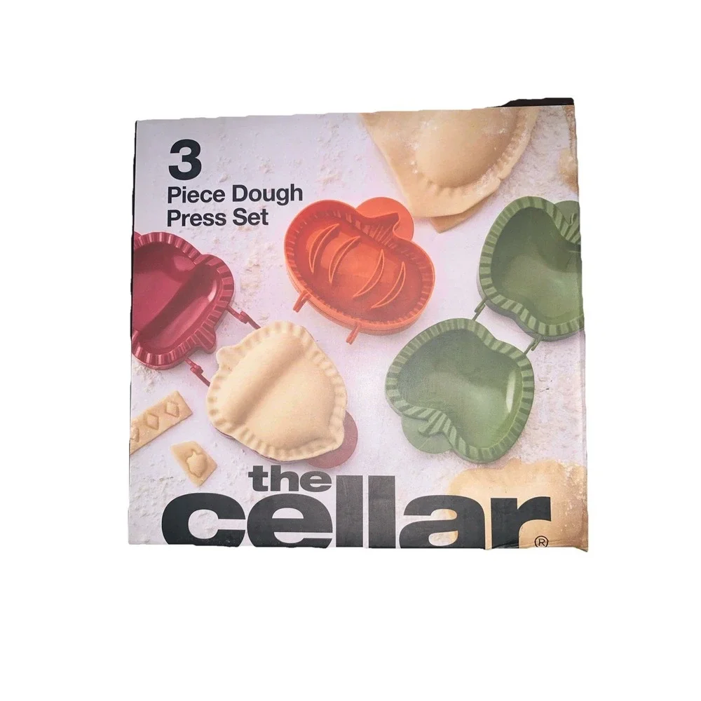 THE CELLAR Harvest Fall 3-PC Mini Pie Dough Press‎ Set Empanada Maker